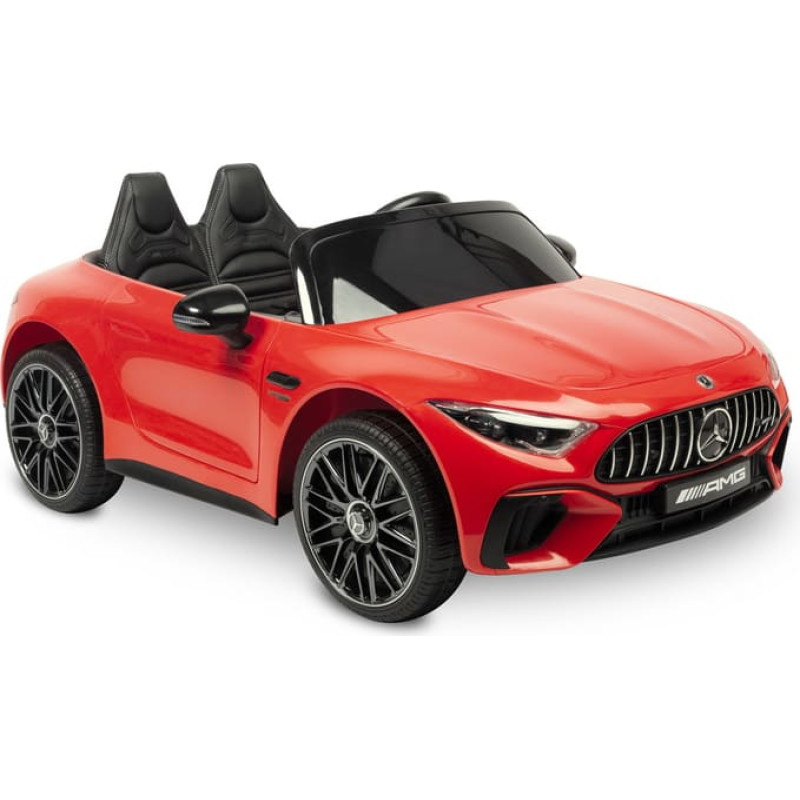 Toyz akumulatora braucamais transportlīdzeklis Mercedes SL63 sarkanā krāsā