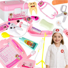 Ārsta stumbra komplekts mazais ārsts skaņa 35 elementi