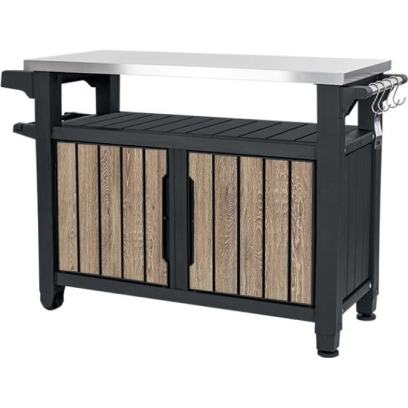 Keter Grila galds Deco Unity XL 207L oša koka tonis