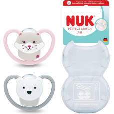 NUK 10176340 Perfect Match Māneklis SI2 AIR CAT/POLARB 2 gab.