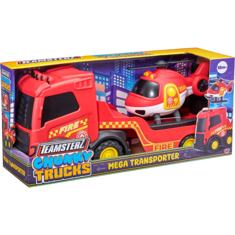 Teamsterz Ugunsdzēsēju transportieris ar helikopteru, 35 cm