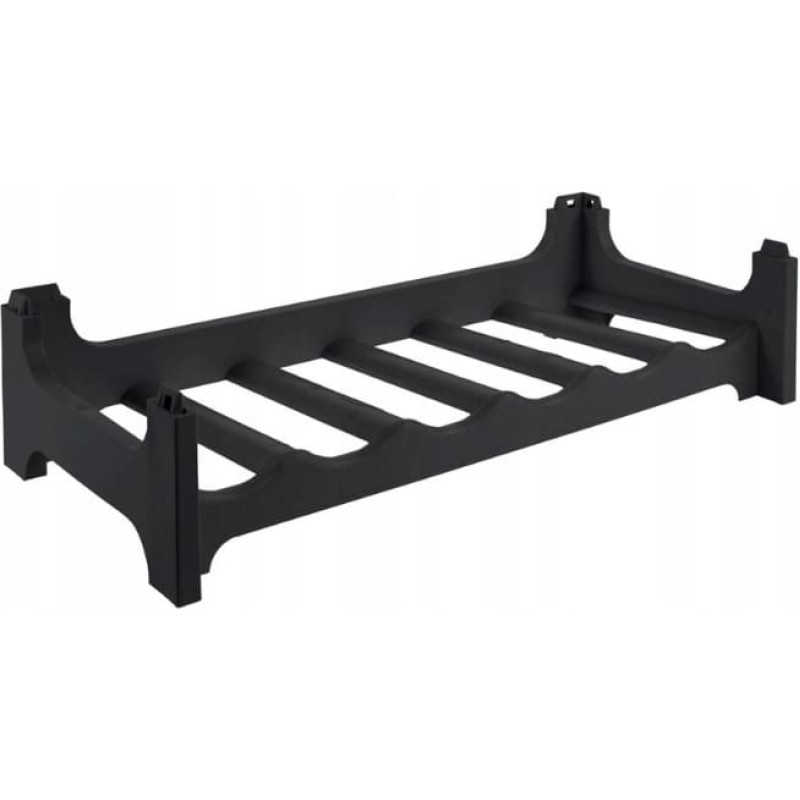 Keeeper Vīna plaukts Rico 6 pudelēm 60x28x14 cm melns
