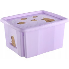 Keeeper Kaste ar vāku 15L Karolina &ldquo;Capybara&rdquo; 38x29,5x20,5cm maigi violeta