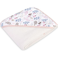Sensillo BATH COVER TERRY 100X100 LUVI TWIGS PINK