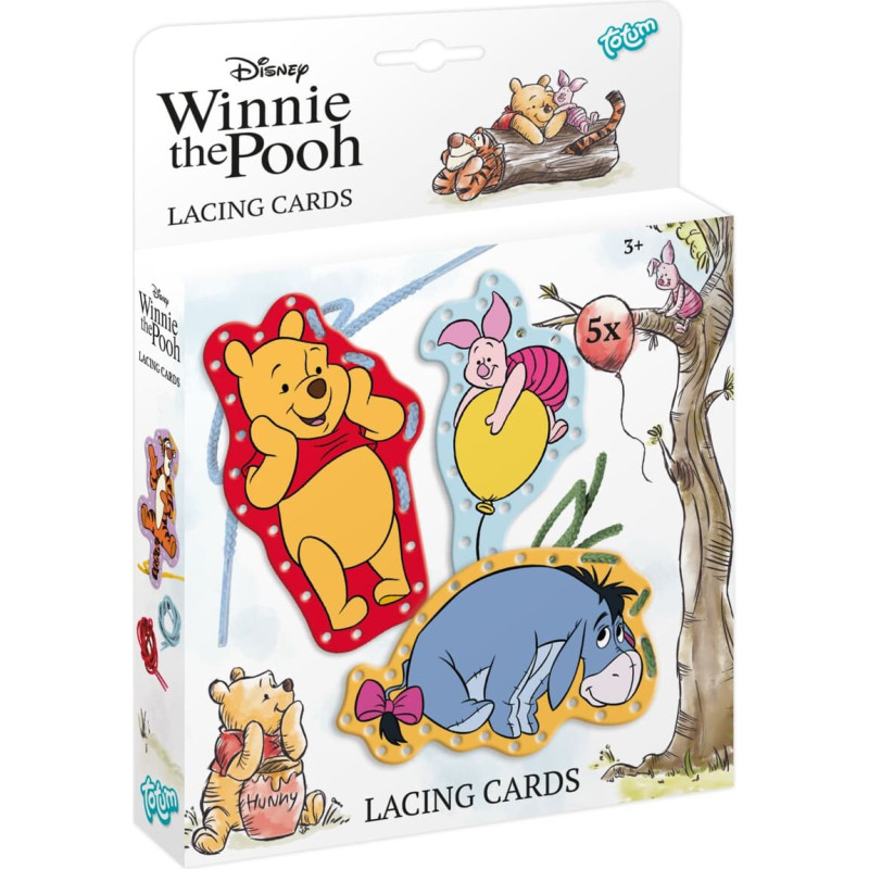 Totum WINNIE THE POOH rado&scaron;ais komplekts &ndash; &scaron;ņorē&scaron;anas kartītes, TT690203