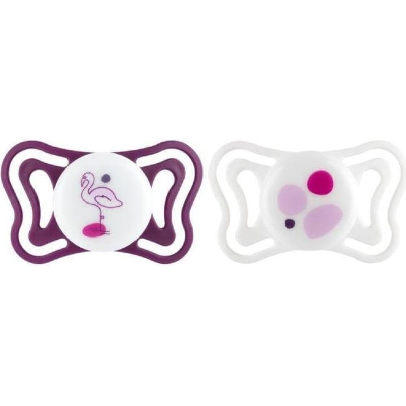 Chicco 186051 PHYSIOFORMA LIGHT SIL. PATTERN 16-36M 2PCS PINK