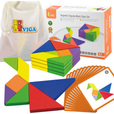 VIGA koka tangrams 50643