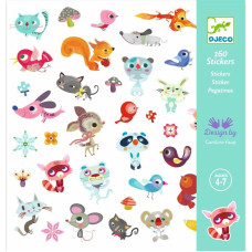 DJECO Uzlīmes – Mazie draugi 160gab., DJ08842