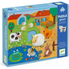 DJECO Gigantiskā taktīlā puzle - Ferma (20 gab.) DJ07117