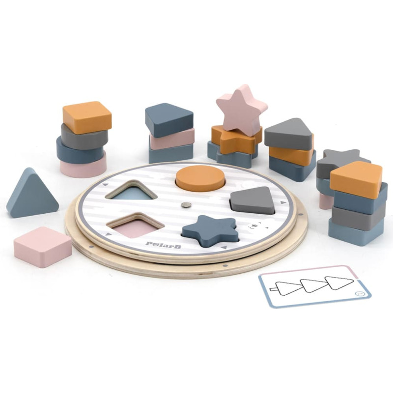 VIGA Koka rotaļlieta PolarB Formu šķirotājs 18m+ 44050