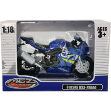 MSZ metallist mudel mootorratas SUZUKI GSR-R1000, 1:18