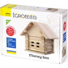 IGROTECO koka konstruktors MONEY BOX 37 detaļas 4+, IG0293