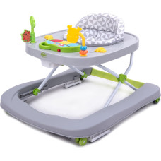 4BABY WALK N PUSH Staigulis mazuļa pirmajiem soļiem LIGHT GREY