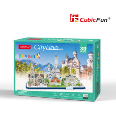 CUBICFUN 3D Puzle Bavaria MC267H