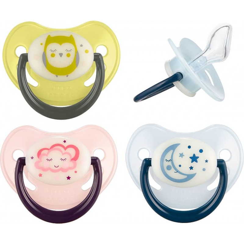 CANPOL BABIES Anatomiskas formas silikona māneklis Night Dreams 22/500 1gb