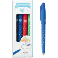 DJECO Izdzēšamas pildspalvas - Klasiskie toņi (4 gab.) DD03793