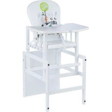 DREWEX ANTONIO SPRING barošanas krēsls-transformers, balts