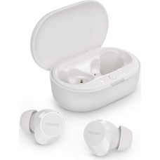 PHILIPS in-ear true bezvadu austiņas ar portatīvo uzlādes ietvaru, baltas TAT1209WT_00