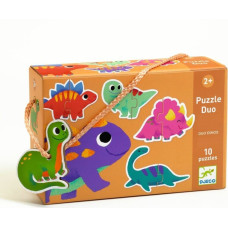 DJECO Divdaļīgā puzle - Dinozauri (20 gab.) DJ08263