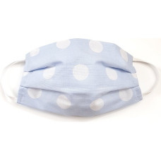 Mamotato child face mask with filter pocket, blue, dots