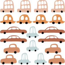 Pastelowe Lovestickers cars boho II