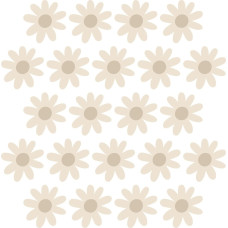 Pastelowe Lovesticker daisies V