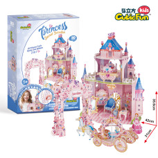 Cubic Fun CUBICFUN 3D Puzle - Princeses slepenais dārzs