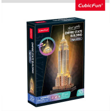 Cubic Fun CUBICFUN LED 3D puzle Ņujorkas debesskrāpis \