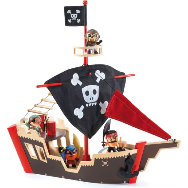 Djeco Arty Toys - Pirātu kuģis
