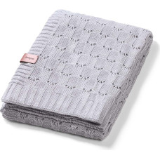 BABYONO bambusa adīta sedziņa - pleds 75х100сm,  1479/02  grey