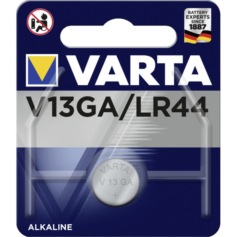 Patarei V13GA Varta alkaline LR44 125mAh