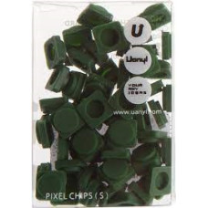Upixel lisad väikesed klotsid roheline