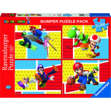 Ravensburger RAVENBURGER puzle Super Mario, 4x100gab., 05195