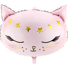 Folijas balons Kitty rozā 48cm x 36cm