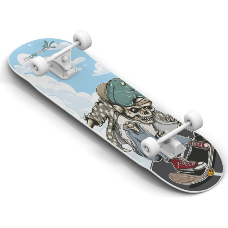 Muuwmi Skateboard skrituļdēlis, ABEC 5, Skull - AU 540