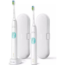 Philips Sonicare PHILIPS ProtectiveClean 4300 Sonic elektriskā  zobu birste, balta un  piparmētru - HX6807/35