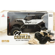 RC auto Rock Crawler 1:12 4WD METAL sudraba krāsā