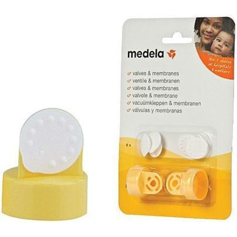 Medela 0727 set of 2 valves + 6 diaphragms