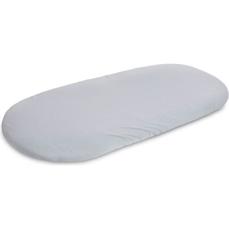 Sensillo ūdensnecaurlaidīgs trikotāžas palags ratiem, pelēks, 35×75 cm