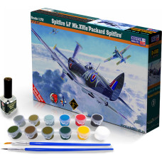 SAMOLOT MODEL Z FARBAMI SPITFIRE LF 1:72