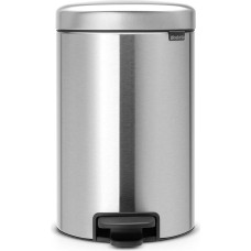 BRABANTIA atkritumu tvertne ar pedāli NewIcon, 12 l, Matt Steel