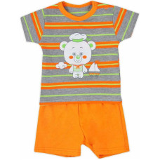 Koala Baby 3832 KOMPLET LATO SAILOR 62 POMARAŃCZ