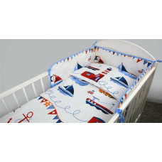 Ankras Bedding set - 5  parts - 135/100/180 - MARINA