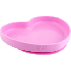 Chicco 127528 SILICONE PLATE HEART 9m+ GIRL