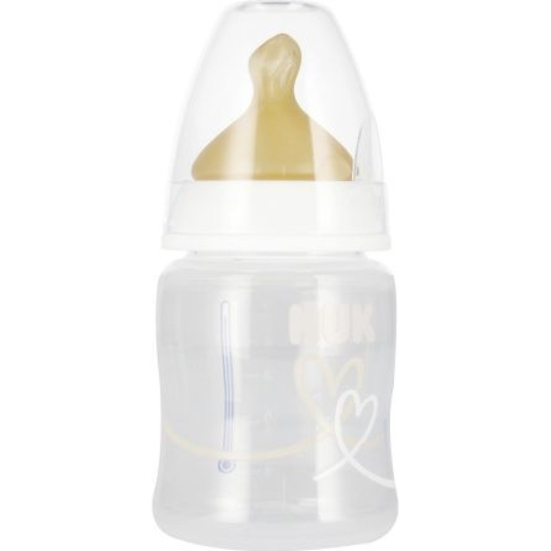 NUK 2639 BOTTLE 150ML TEMPERATURE INDICATOR LATEX TEAT 0-6 527887