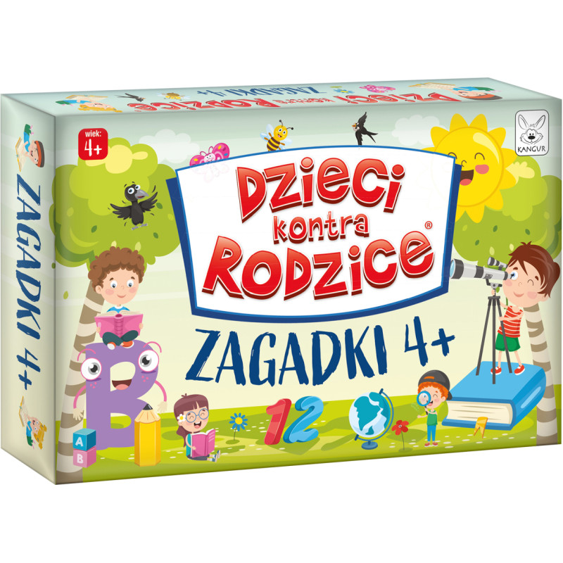 GRA DZIECI VS RODZICE ZAGADKI 4+