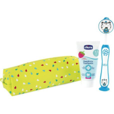 Chicco 175543 TIGER TOOTHPASTE+BRUSH+ETUI SET 3-6L