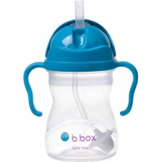 B.box 5087 BOTTLE WITH STRAW COBALT BB00508