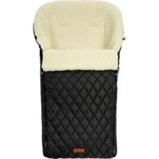 Sensillo QUILTED WOOL ROMPER BAG BLACK