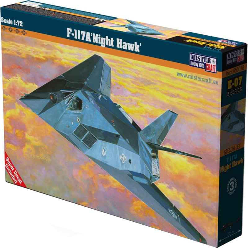 SAMOLOT MODEL F-117A NIGHT HAWK 1:72